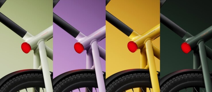 VanMoof S4和X4电动自行车有四种颜色可供选择。(图片来源：VanMoof)