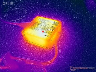 交流适配器负载时温度超过 48 C