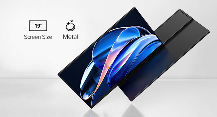 作为一款移动显示器,UColor 19 Apex 的尺寸相当大。(图片来源:Uperfect)