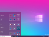 Windows 10 半透明开始菜单（来源：微软）