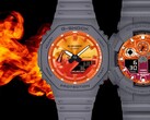 卡西欧 G-Shock Flame Inside 手表在日本亮相。(图片来源：卡西欧）
