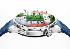 Honor Watch 6 Plus 采用金属机身，表面经过拉丝处理。