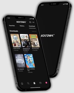 KOCOWA+ 移动应用程序(来源:KOCOWA+)