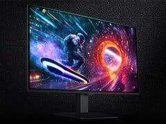 Odyssey OLED G50SF 是首款采用 27 英寸、1440p 和 180 Hz QD-OLED 面板的显示器。(图片来源：三星）