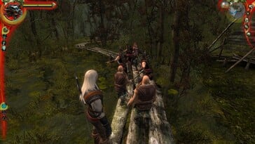 图示:《巫师:增强版导演剪辑版》的一张游戏截图。