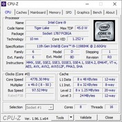 微星GE76 Raider 11UH - CPUz