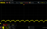 PWM 以 480 Hz 的频率闪烁（亮度为 20）