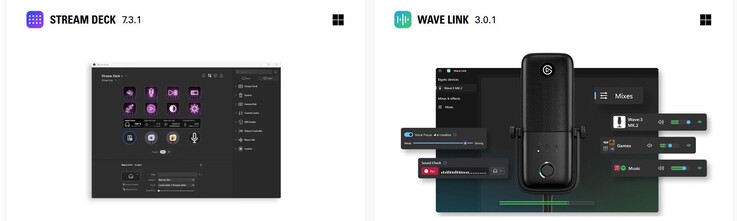 在 Elgato 下载区下载 Stream Deck 软件和 Wave Link