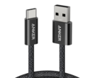 Anker Zolo USB-A 至 USB-C 连接线（如图）采用 48 股编织护套，可承受超过 10,000 次弯曲。(图片来源：亚马逊/Anker）