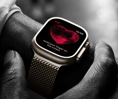 Apple Watch Ultra 2 可精确测量锻炼时的心率（图片来源：Apple)
