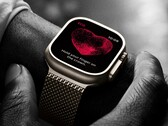 Apple Watch Ultra 2 可精确测量锻炼时的心率（图片来源：Apple)