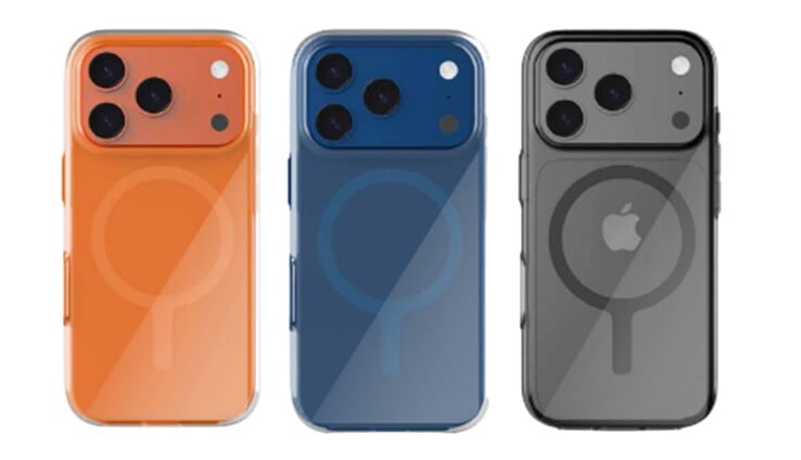 Apple iPhone 17 Pro 将有橙色、深蓝色和深灰色等多种颜色可供选择。(图片来源：@MysteryLupin）