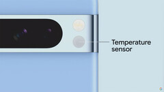 像素功能下降使谷歌 Pixel 8 Pro 能够读取体温（图片来源：谷歌）