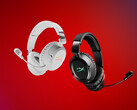HyperX Cloud Flight 2 有两种颜色可供选择。图：游戏耳机的宣传图片。(图片来源：惠普）