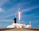 SpaceX 火箭从佛罗里达州卡纳维拉尔角发射基地起飞的图片。(图片来源：SpaceX/Flickr）