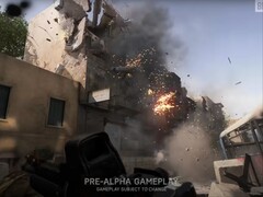 EA 的《战地实验室》（Battlefield Labs）预告片视频截图，展示了可能的下一款《战地》游戏。(图片来源：YouTube 上的《战地）