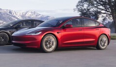 特斯拉 Model 3 高原版的更新带来了一些微妙的视觉变化,极大地改变了车辆的外观。(图片来源:特斯拉)