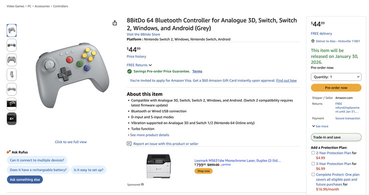 (图片来源：8BitDo）