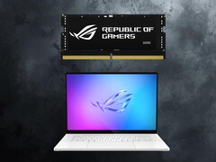 采用 DDR5 内存的华硕 Rog Zephyrus G16 游戏笔记本电脑（图片来源：华硕、金士顿，有删改）