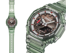图为卡西欧G-Shock与可口可乐联名款GA2100CC-3A腕表。
