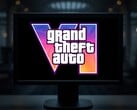 PC 显示器上展示的 GTA 6 开发版本