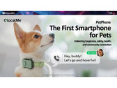 为宠物设计的智能手机 GocalMe 的 PetPhone 的宣传图片。(图片来源：ucloudlink）