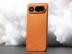 Magic 8 Pro Air 采用 Dimensity 9500 处理器。图：展示手机背面的宣传照。(图片来源：Honor)