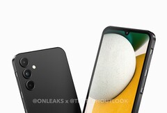Galaxy A15 基于三星当前的设计语言。(图片来源：@OnLeaks & The Tech Outlook）
