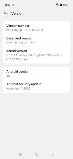 OnePlus 13 软件（ColorOS）