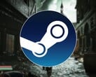一张展示 Steam 标志和游戏 Steelrising 的图片,该游戏现享 90% 折扣。