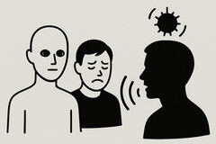 不可思议谷效应研究显示类人化身会产生免疫反应。(图片来源:GPT-image-1)