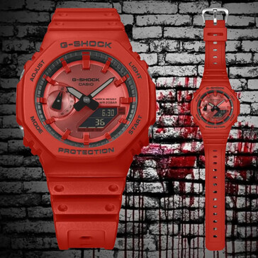 卡西欧 G-Shock GA-2100RRB-4A。(图片来源:@geesgshock on Instagram)