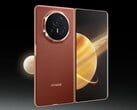 Honor 据悉，Magic V5 将提供四种颜色，其中一种将取代为 Magic V3 设计的红棕色版本（如图）。(图片来源： - 已编辑）Honor 
