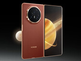 Honor 据悉，Magic V5 将提供四种颜色，其中一种将取代为 Magic V3 设计的红棕色版本（如图）。(图片来源： - 已编辑）Honor 