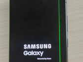 报告的Galaxy S24 Ultra 设备之一，存在垂直绿线问题。(来源：u/Independent-Bet-4916)