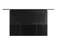 宏碁 Predator Triton 14 AI 键盘（图片来源：Acer）