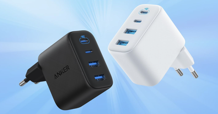Anker Zolo 充电器（50W，4 端口）有黑色和白色两种配色。(图片来源：Anker）