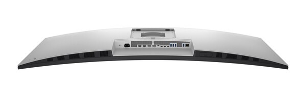 戴尔 UltraSharp 配备了一系列端口,包括高速 USB-C 和 USB-A 端口。(图片来源:戴尔)