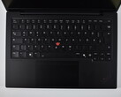 联想 ThinkPad X1 Carbon 13 的键盘（图片来源：Benjamin Herzig）