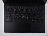联想 ThinkPad X1 Carbon 13 的键盘（图片来源：Benjamin Herzig）