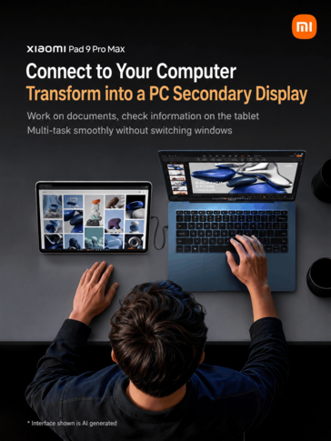 小米平板 9 Pro Max 作为电脑的第二显示屏