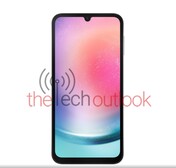 Galaxy A24 - 银色。(图片来源：Thetechoutlook)