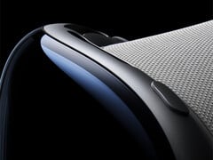 下一代Apple Vision Pro 将保留与现有型号相同的整体设计，如图所示。(图片来源：Apple)