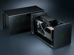 Core X V2 售价 350 美元。图：eGPU 外壳。(图片来源：Razer）