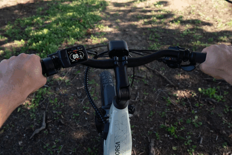 Ride1Up Vorsa 配备了全新的彩色 LCD 显示屏（图片来源：Ride1Up）