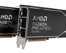 AMD Radeon Pro W7900 现推出双插槽版本，并降低了建议零售价。(图片来源：AMD）