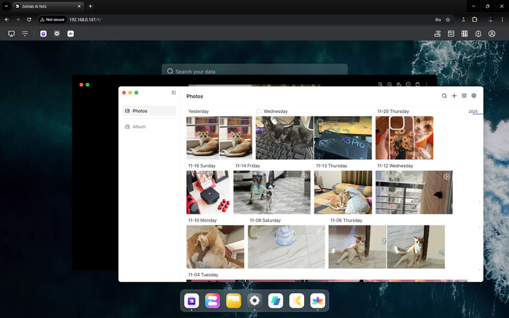 从网络界面访问备份的介质