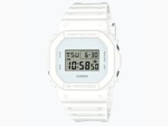 图：全新卡西欧 G-Shock DW-5600WW-7 白色机身（图片来源：@morgan_gshock on Instagram）