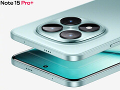 Redmi Note 15 Pro+ 的设计似乎与前代产品非常相似。图：该手机的宣传图。(图片来源：小米）