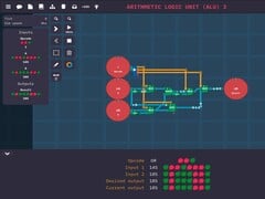 Turing Complete 2.0 官方游戏内截图。